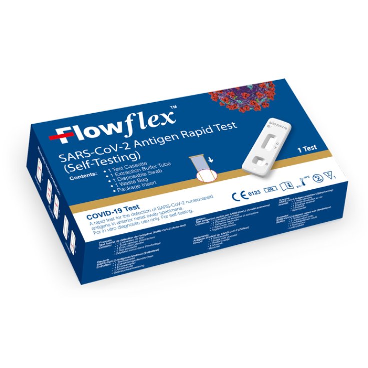 Flowflex&trade; SARS-CoV-2 Antigen Rapid Test (Self-Testing) 1 Pezzo