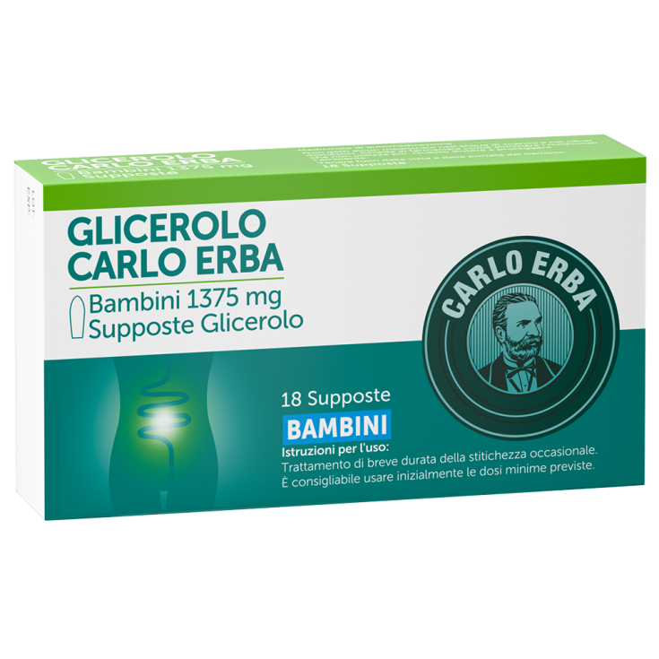Glicerolo18 Supposte Stitichezza Bambini Occasionale
