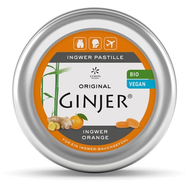 Ginjer&reg; Arancio Lemon Pharma 34 Pastiglie 40g