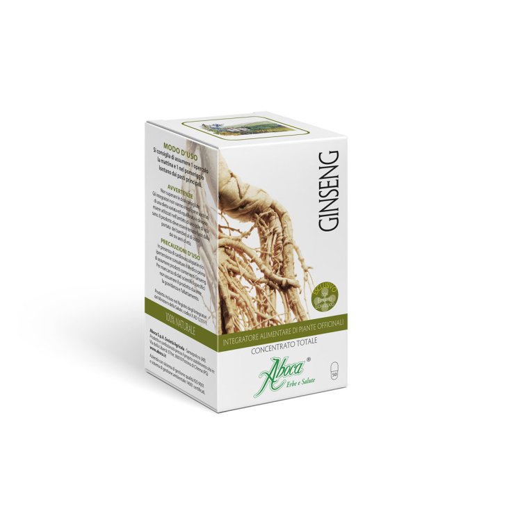 Ginseng Concentrato Totale Aboca 50 Opercoli Da 500mg