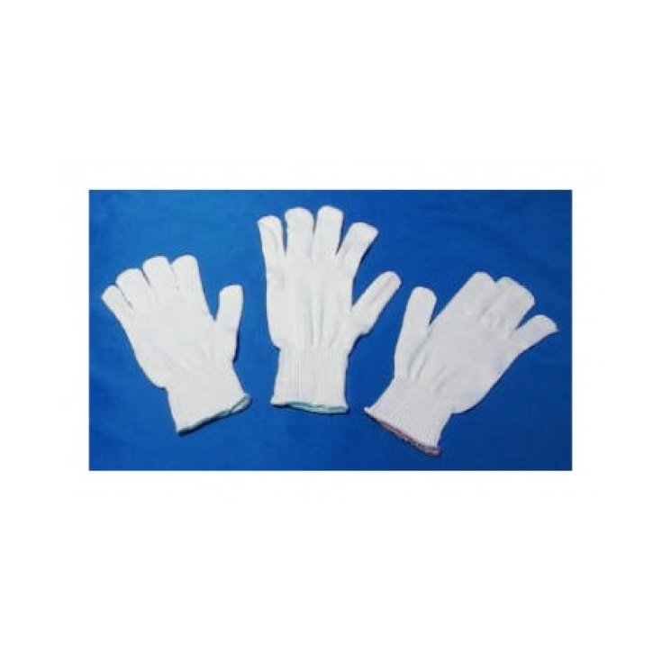 Guanto In Cotone Bianco 6 Farmasystem