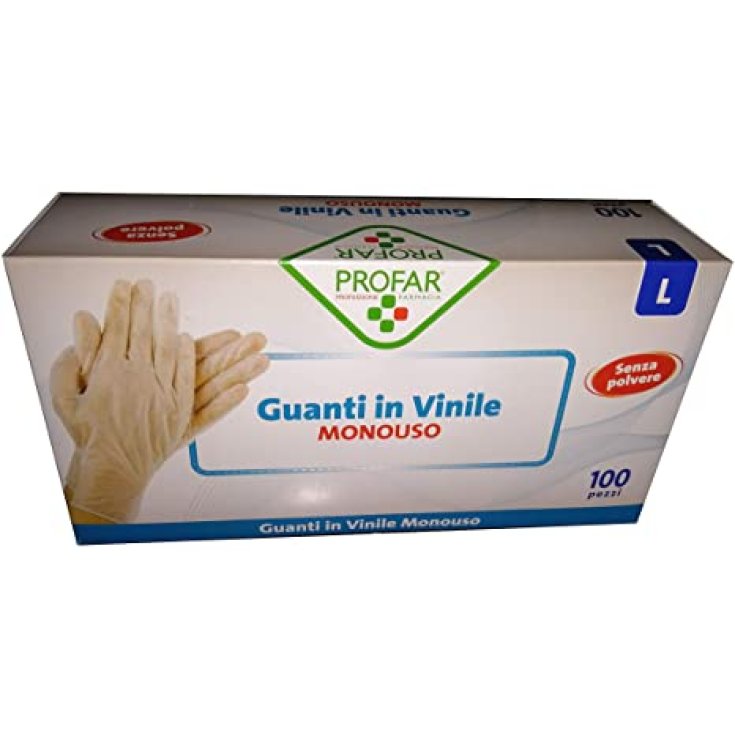 Guanto Vinile L Profar&reg; 100 Pezzi