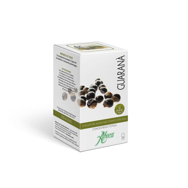 Guaran&agrave; Concentrato Totale Aboca 50 Opercoli Da 500mg