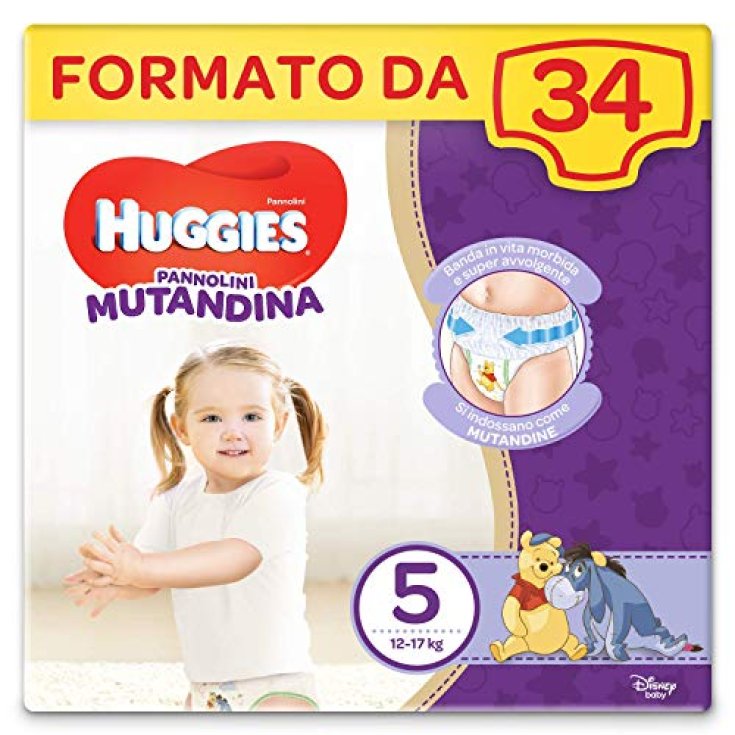 Huggies&reg; Pannolini Mutandina 5 34 Pezzi