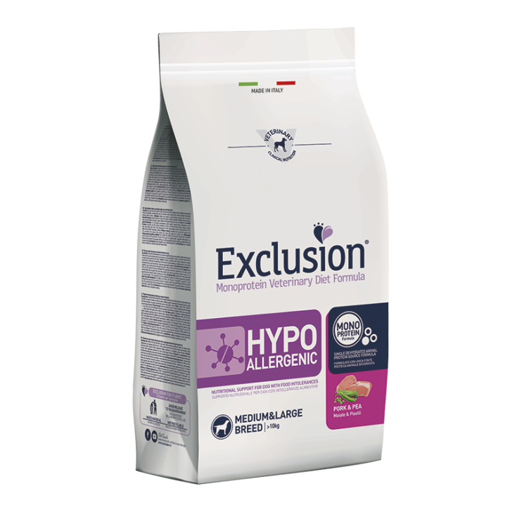 Diet Hypoallergenic Medium/Large Breed Maiale e Piselli - 12KG