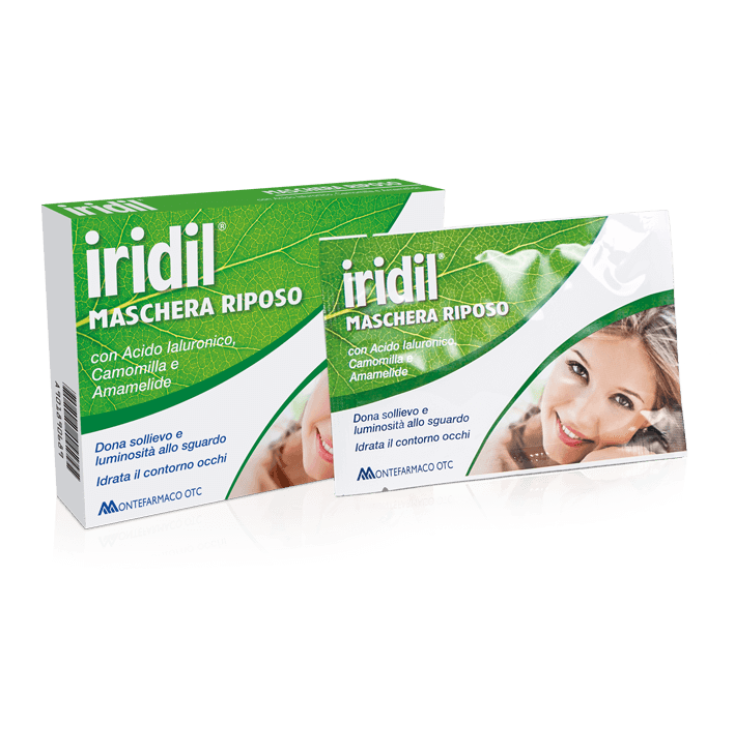 Iridil Maschera Riposo MONTEFARMACO Monodose 4 Pezzi