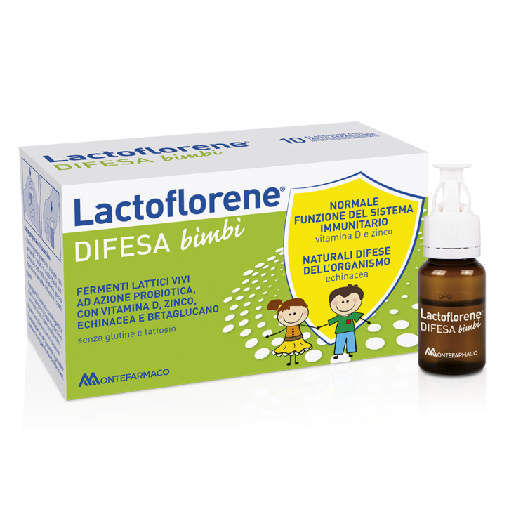 Lactoflorene Difesa bimbi MONTEFARMACO 10 Flaconcini