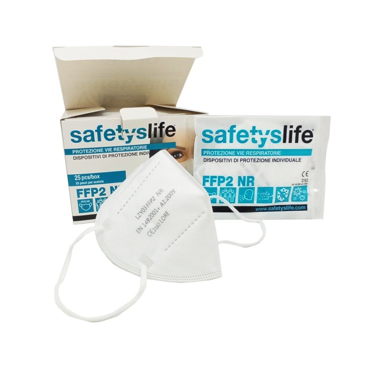 MASCHERINA FILTRANTE FFP2 NR SAFETYSLIFE&reg; 25 Pezzi