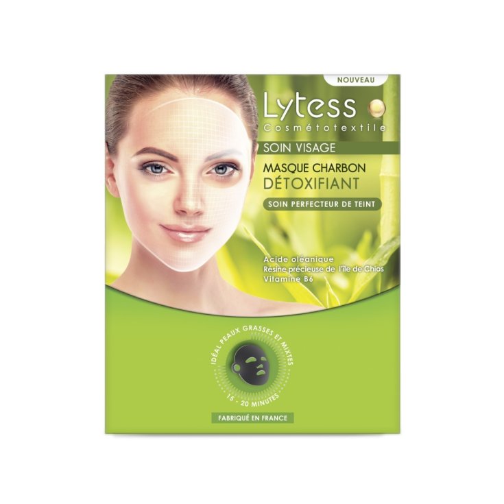 Maschera Al Carbone Lytess Cosmetotextile 1 Pezzo