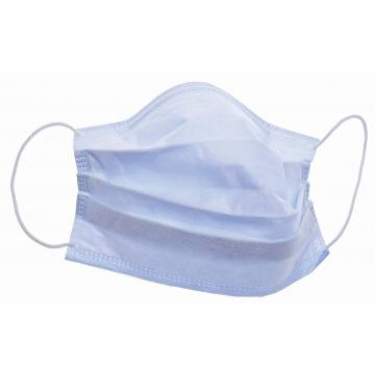 Mascherine Chirurgiche Disposable Bianco Borella 50 Pezzi