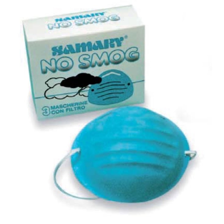 Mascherine Samary&reg; No Smog Borella 3 Pezzi