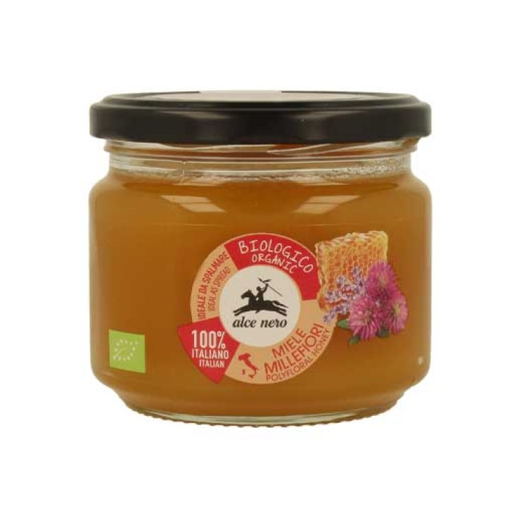 Miele Millefiori Italiano Biologico Alce Nero 300g