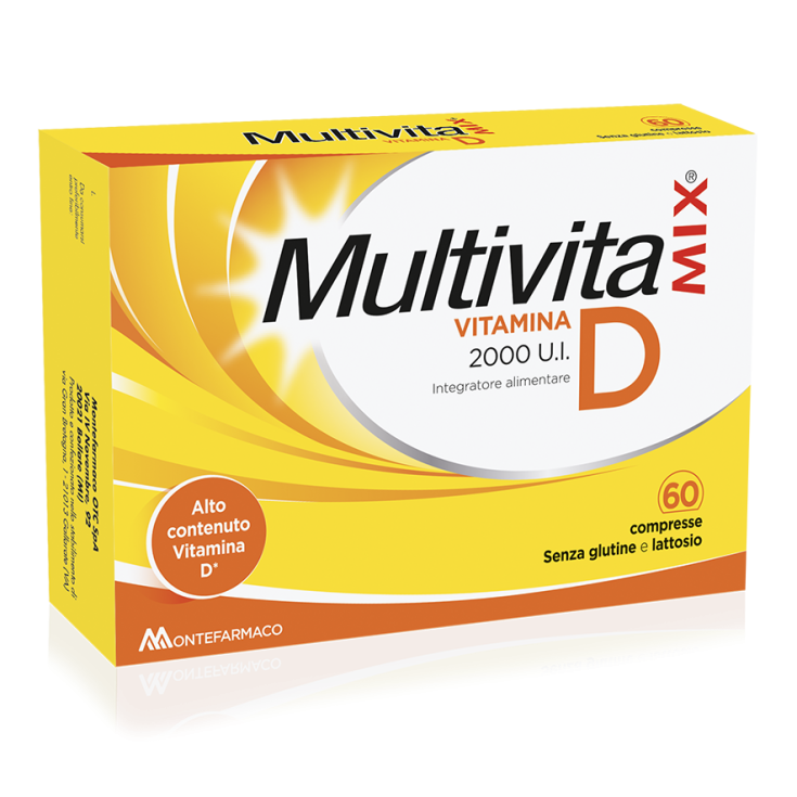 Multivitamix&reg; Vitamina D 2000 UI MONTEFARMACO 60 Compresse