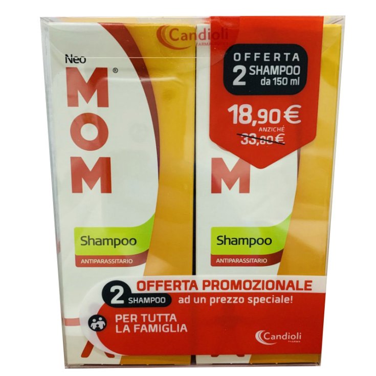 Neo MOM&reg; - Shampoo Antiparassitario Bipack Candioli 2x150ml