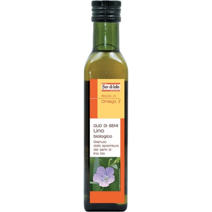 Olio Semi Lino Bio Fior Di Loto 250ml