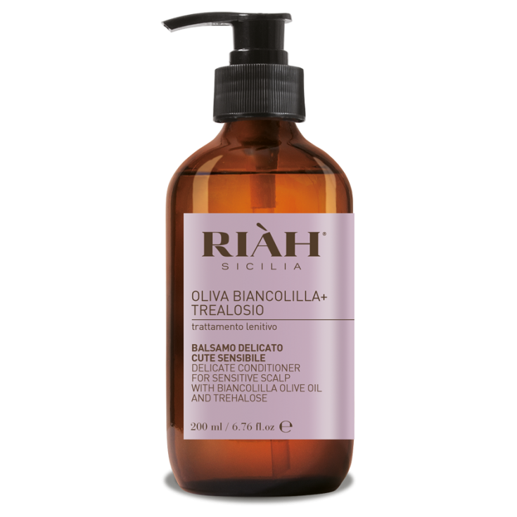 Oliva Biancolilla+Trealosio Balsamo Delicato Cute Sensibile Riah 200ml