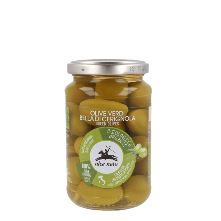 Olive Bella Di Cerignola Biologiche Alce Nero 350g