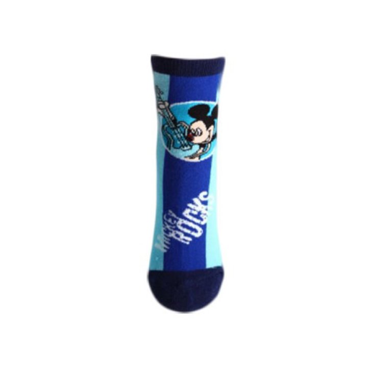 Calza corta calzino antiscivolo bimbo bambino Disney Mickey bluette 31-34