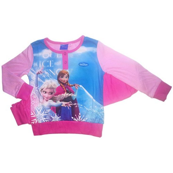 Pigiama maglia maglietta pantalone cotone bambina Disney Minnie fucsia 8A