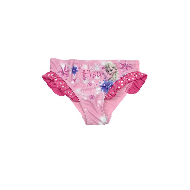 Costumino slip costume da bagno bimba bambina Disney Frozen rosa 4A
