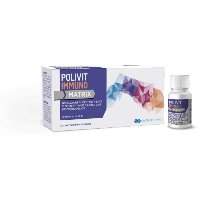POLIVIT IMMUNO MATRIX SMARTFARMA 10 Flaconcini Da 10ml