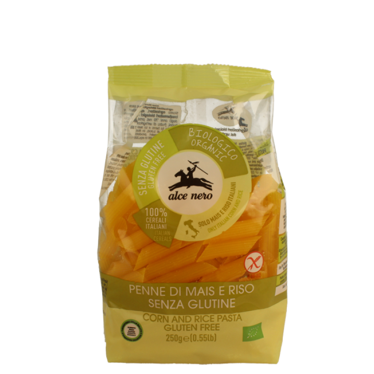 Penne Mais e&nbsp;Riso&nbsp;Alce Nero 250g