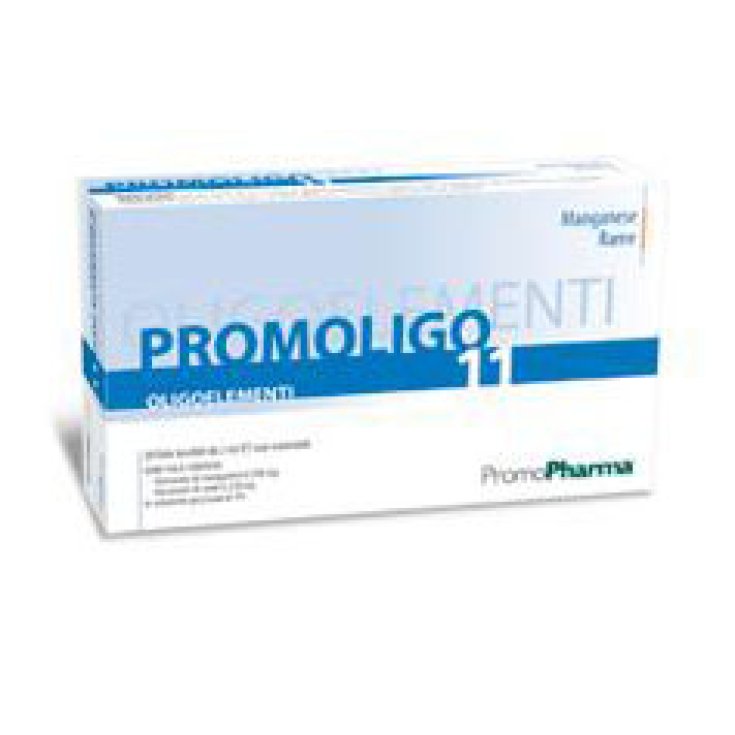 Promoligo 11 Manganese/Rame PromoPharma&reg; 20 Fiale Da 2ml