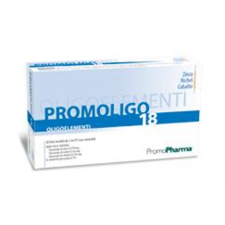Promoligo 18 Zinco/Nichel/Cobalto PromoPharma&reg; 20 Fiale Da 2ml