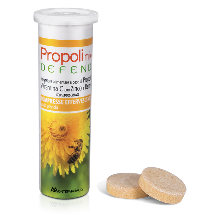 Propoli Mix&reg; Defend MONTEFARMACO 10 Compresse Effervescenti