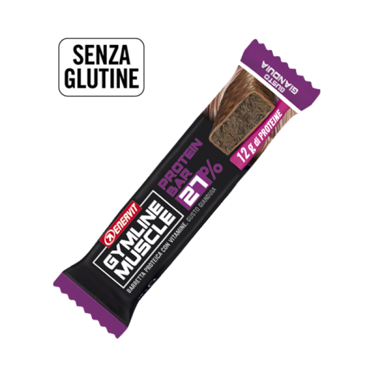 Protein Bar 27% Gusto Gianduia Enervit Gymline Muscle Box 30 Barrette