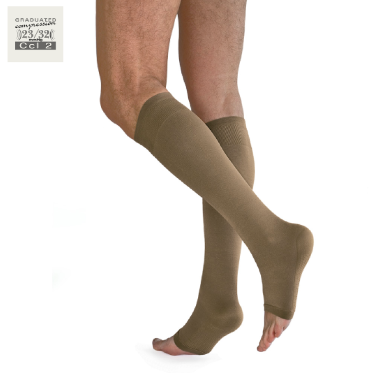 Relax Unisex Gambaletto CCL.2 Punta Aperta Solidea® Colore Blu Scuro Taglia M 1 Paio