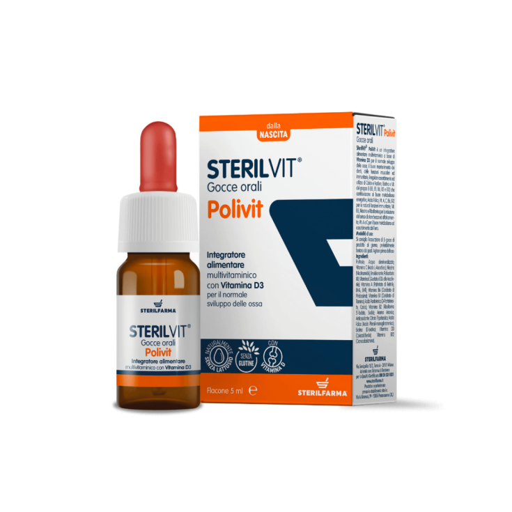 STERILVIT&reg; POLIVIT Gocce Orali STERILFARMA&reg; 5ml