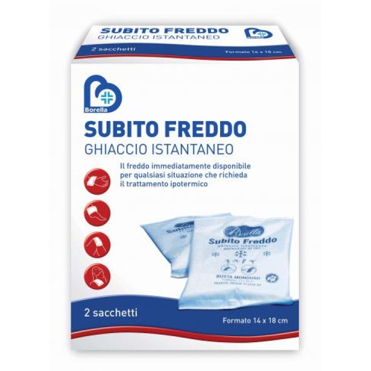 SUBITO FREDDO Ghiaccio Istantaneo Borella 2 Buste