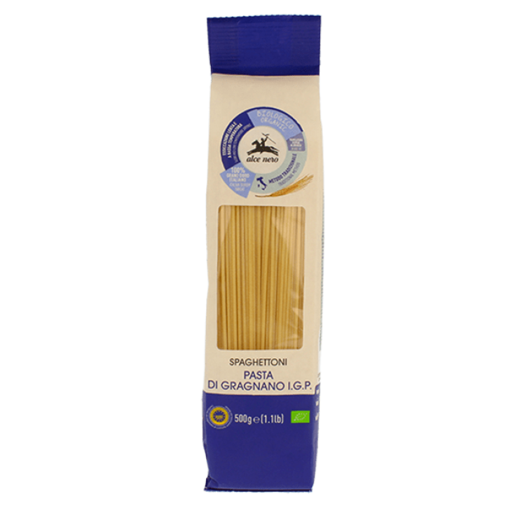Spaghettoni "Pasta Di Gragnano I.G.P." Biologici Alce Nero 500g