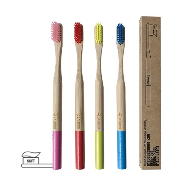 Spazzolino Denti Bamboo Soft 1 Pezzo