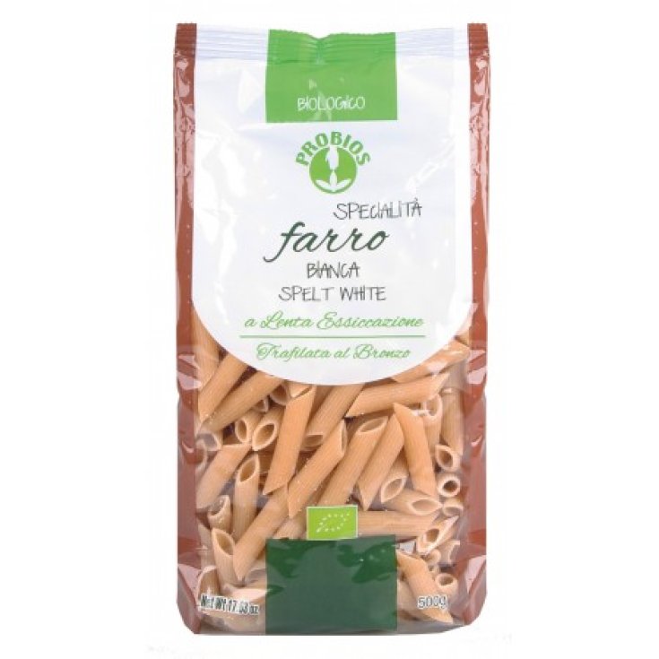 Specialit&agrave; Di Farro Bianco Penne Rigate Probios 500g