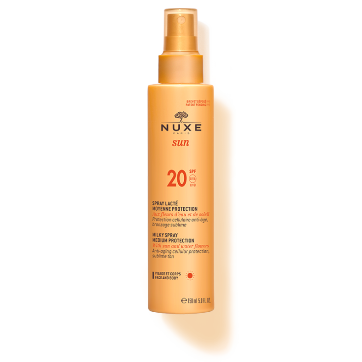 Nuxe Sun Spf20 Protezione Cellulare Anti Et&agrave; Abbronzatura Sublime Al Fiori Di Acqua e Di Sole 150ml
