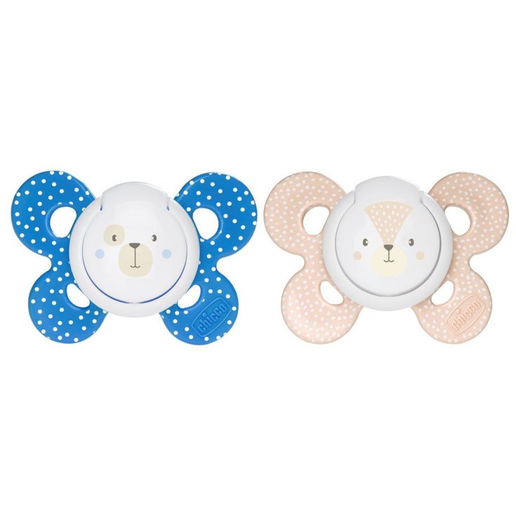 Chicco Ciuccio In Silicone Physio Comfort Boy Comfort Boy 6-16 M 2u