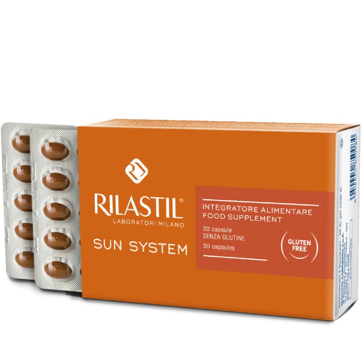 Sun System Integratore Alimentare Rilastil&reg; 30 Capsule