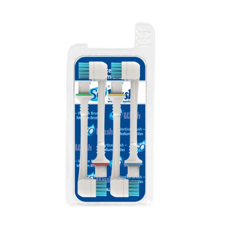 Testina Per Vortice Brush Setole Medie SoWash 4 Pezzi