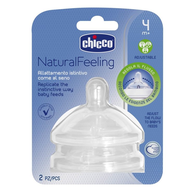 Tettarella NaturalFeeling 4m+ (Flusso Regolare) Chicco&reg; 2 Pezzi