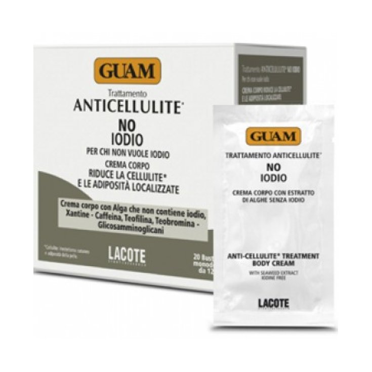 Trattamento Anti-Cellulite No-Iodio Guam 20 Bustine