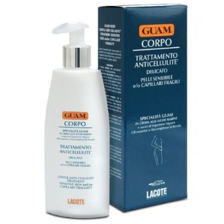 Trattamento Anticellulite Delicato Pelli Sensibili E/O Capillari Fragili Guam Corpo 200ml
