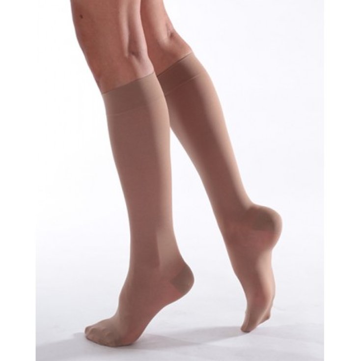 Varisan&reg; Soft Gambaletto 15-20mmHg Punta Chiusa Colore Cipria Taglia 2 Cizeta