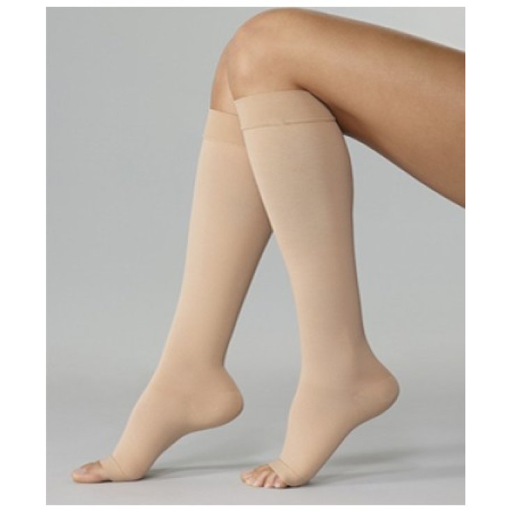 Varisan&reg; Top K1 Gambaletto Cotone Punta Aperta Corto Beige 2 Cizeta