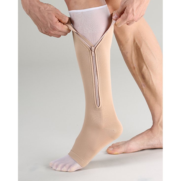 Varisan&reg; Top Ulcer-Kit Gambaletto C2 Punta Aperta Normale Taglia 4 Cizeta
