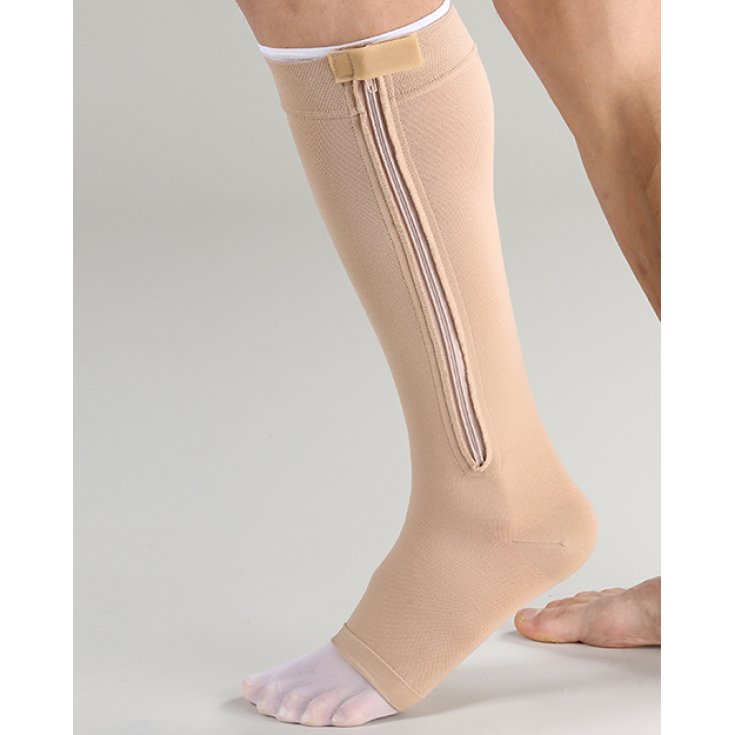 Varisan&reg; Top Ulcer-Kit K1 Gambaletto Punta Aperta Corto Beige 4 Cizeta