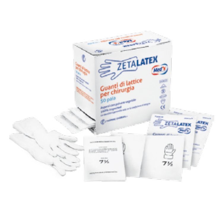 Zetalatex Guanti Chirurgici Sterili Farmac-Zabban Misura 7