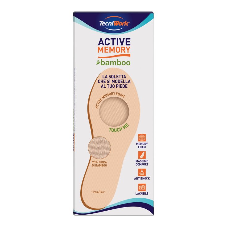 Active Memory Soletta Bamboo Tecniwork&reg; 1 Paio Misura 45