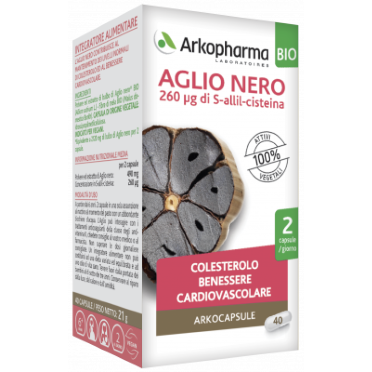 Aglio Nero BIO Arkopharma 40 Arkocapsule